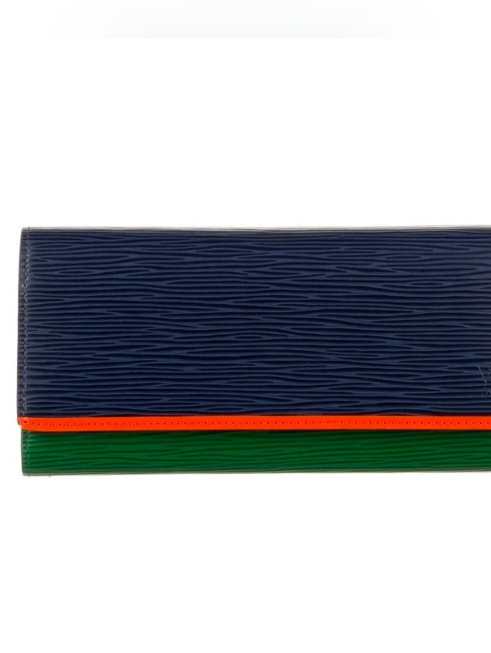 Louis Vuityon Flore Tricolor Epi Leather Long Wallet.